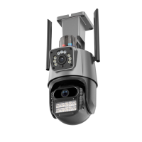 Камера видеонаблюдения PTZ уличная WiFi Outdoor Camera P11 (3MP+3MP) (ICSEE)
