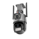 Камера видеонаблюдения PTZ уличная WiFi Outdoor Camera P11 (3MP+3MP) (ICSEE)