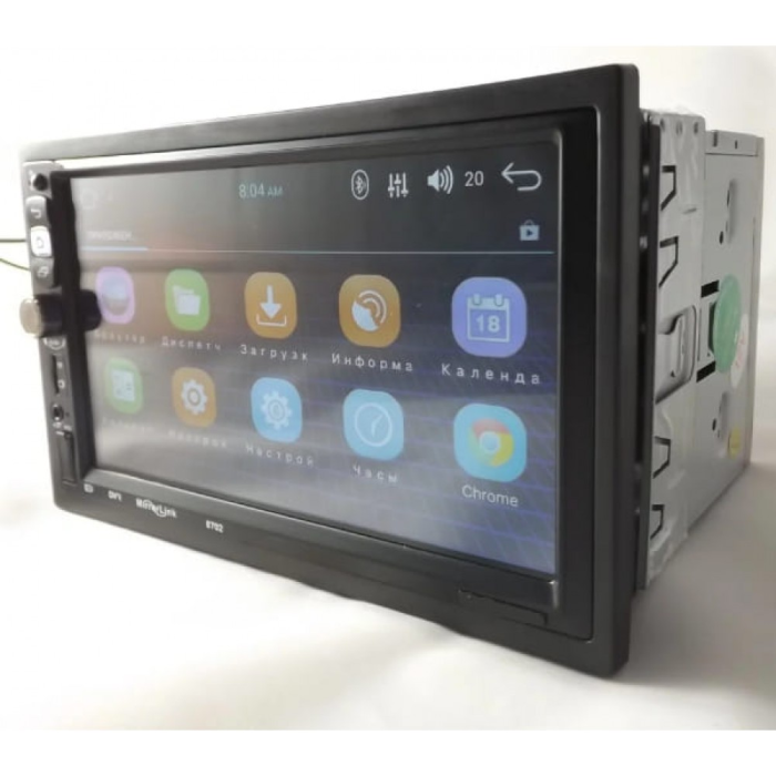 Автомагнітола 2DIN PI-8702 ANDROID GPS 7-дюймовий екран (1GB RAM + 16GB ROM)