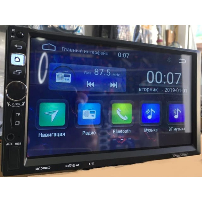 Автомагнітола 2DIN PI-8702 ANDROID GPS 7-дюймовий екран (1GB RAM + 16GB ROM)