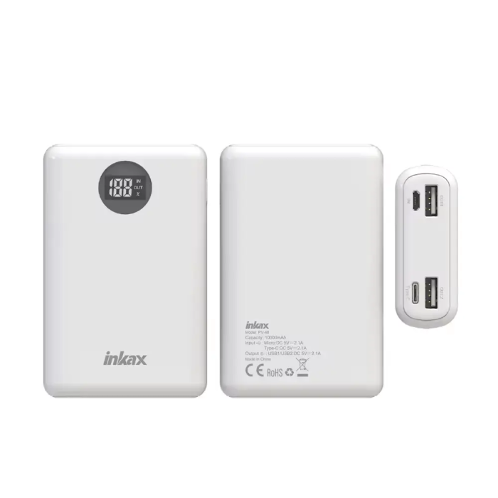 Зовнішній акумулятор Power Bank INKAX PV-46 10000 mAh