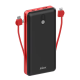 Повербанк Inkax PV-53 20000 mAh 3 кабелі