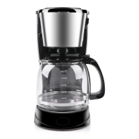 Кавоварка крапельна електрична RAF 123S 1,5л 800W