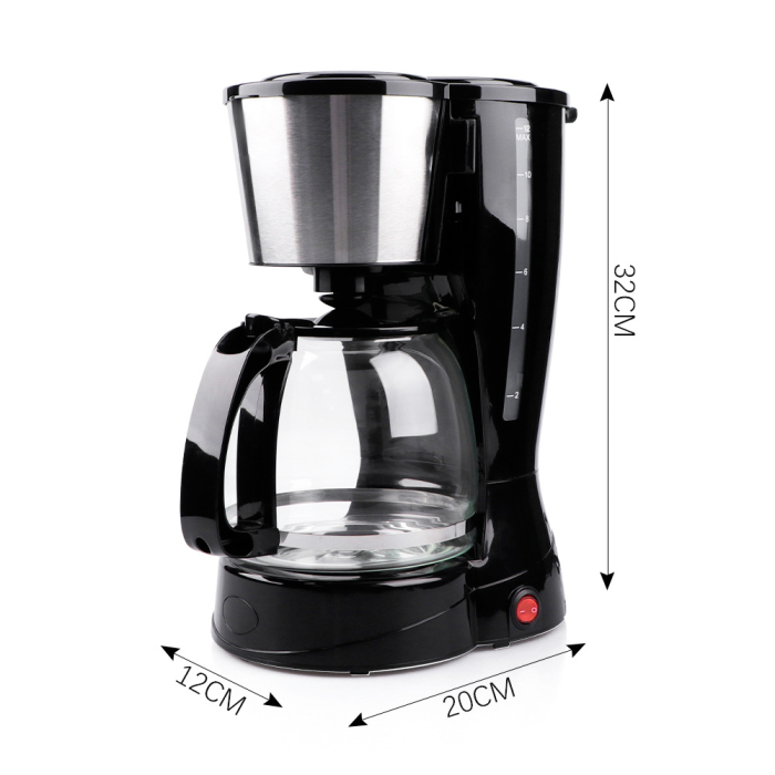 Кавоварка крапельна електрична RAF 123S 1,5л 800W