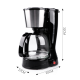 Кавоварка крапельна електрична RAF 123S 1,5л 800W