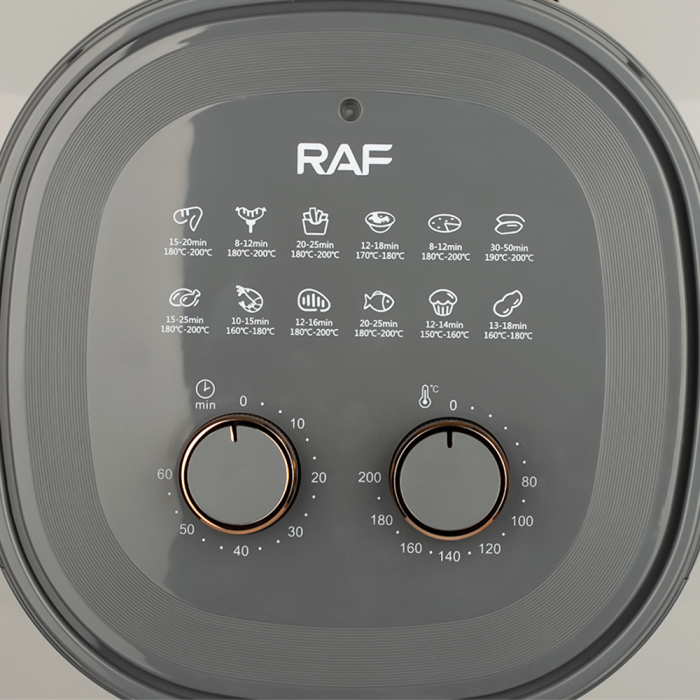 Аерофритюрниця для кухні RAF R.5325 зі знімним резервуаром 6л 1500W