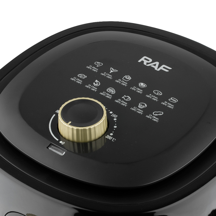 Фритюрниця RAF R.5332B аерофритюрниця з регулюванням температури 6 л 1500W