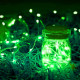 Гірлянда мідний дріт (краплі роси) G GREEN 200 Led 20 метрів працює від батарейок+USB (зелене світло)