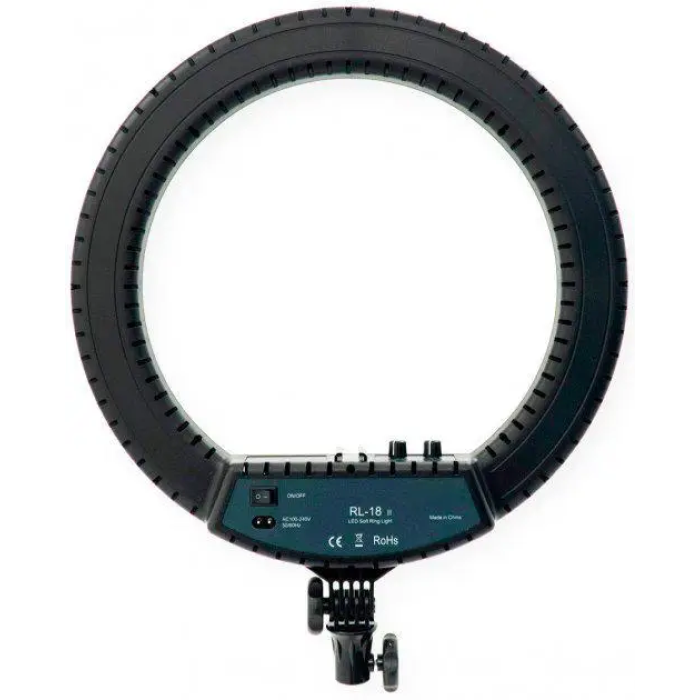 Кільцева LED лампа RL-18 II 45см 55Вт USB WiFi Bluetooth + кріплення для телефону та фотоапарата, пульт, сумка