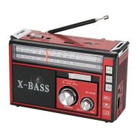 Радиоприемник USB/SD Golon RX-381 радио с MP3 и LED фонариком (цвет красный)