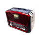 Портативний радіоприймач GOLON RX-455S Solar USB від мережі та акумулятора