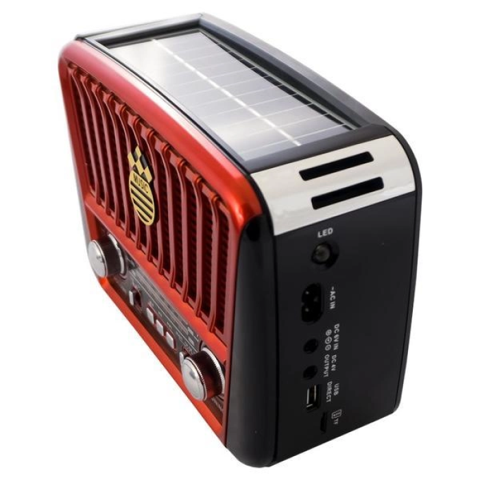 Портативний радіоприймач GOLON RX-455S Solar USB від мережі та акумулятора