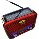 Портативний радіоприймач GOLON RX-455S Solar USB від мережі та акумулятора