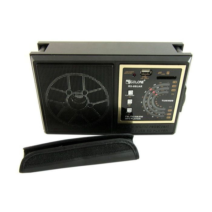 Портативный радиоприемник GOLON RX-98UAR USB, SD, FM, MP3