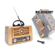 Радіоприймач акумуляторний Golon RX-BT8080 Bluetooth/USB із сонячною панеллю