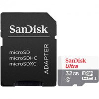 Карта пам'яті micro SDHC 32GB + SD-адаптер Ultra class 10 UHS-I 100MB/s