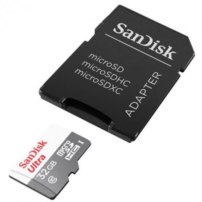 Scheda SanDisk Ultra MicroSDHC 32GB Classe 10 UHS-I: Memoria Veloce Per Smartphone E Tablet Android
