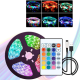 Светодиодная лента LED RGB USB APP SF-20, самоклеящаяся, 5 м, с пультом ДУ, на 300 диодов
