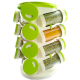 Стойка для хранения специй, кухонный вращающийся органайзер SPICE RACK 1036