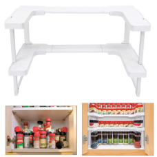 Полка-органайзер для специй Spice Spinner Two-Tiered Spice Organizer