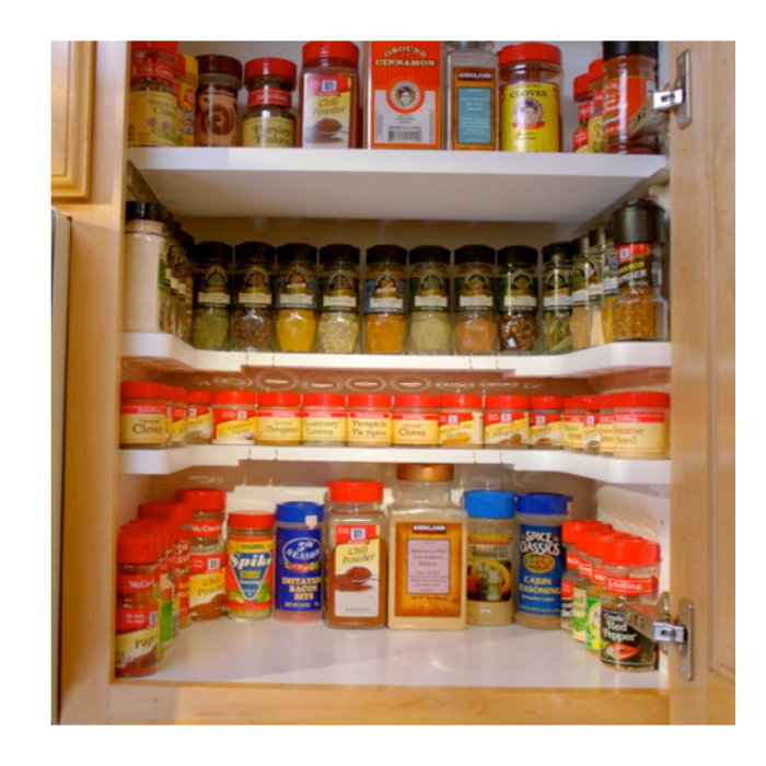 Полка-органайзер для специй Spice Spinner Two-Tiered Spice Organizer
