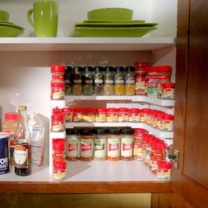 Полка-органайзер для специй Spice Spinner Two-Tiered Spice Organizer