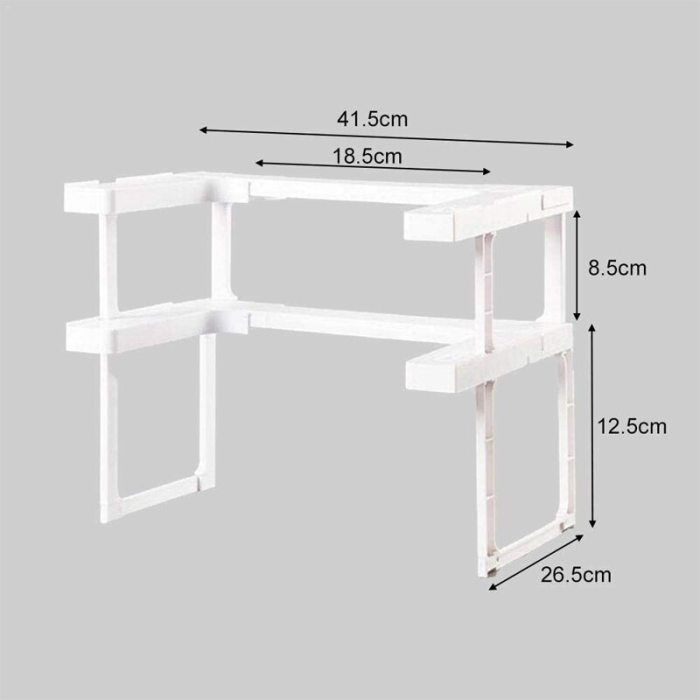 Полка-органайзер для специй Spice Spinner Two-Tiered Spice Organizer