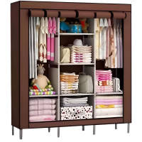 Складной тканевый шкаф Storage Wardrobe 88130 130*45*175 см