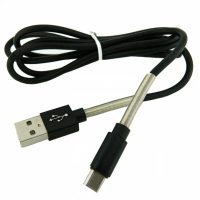 Кабель USB-Type C TC-003 роз'єми з пружинами, 2,0 А (швидка зарядка)