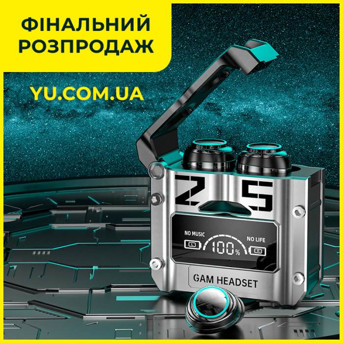 Навушники TWS M25 з низьким рівнем затримки та шумозаглушенням, Bluetooth, з мікрофоном