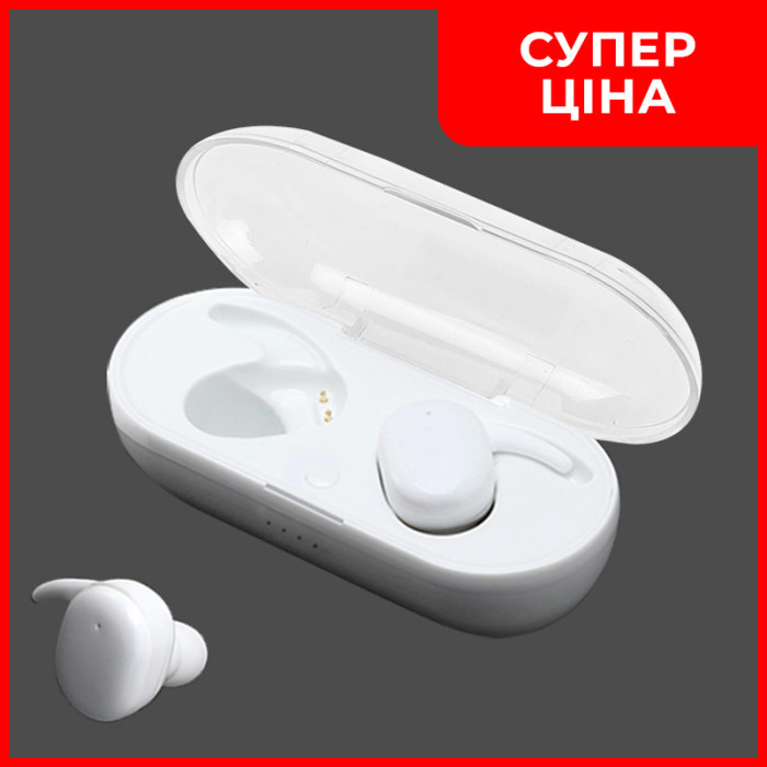 Бездротові Bluetooth навушники TWS 4 White