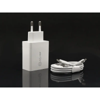 Зарядное устройство 220В Type-C с кабелем Type-C