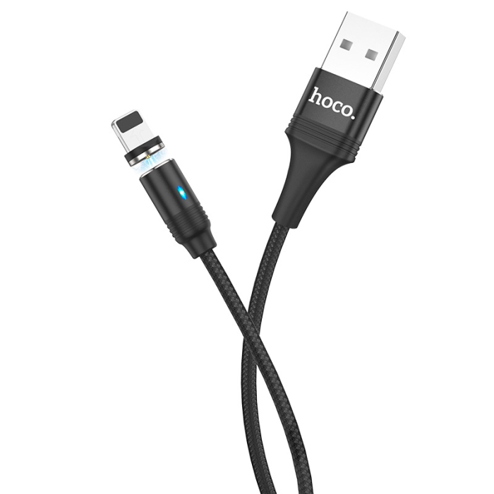 Кабель USB - Lightning магнітний Hoco U76 1,2 м