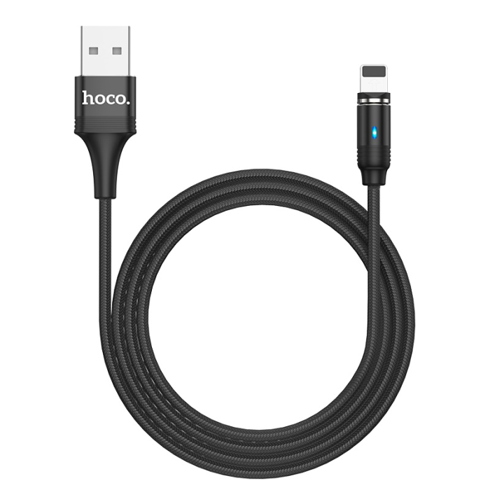 Кабель USB - Lightning магнітний Hoco U76 1,2 м