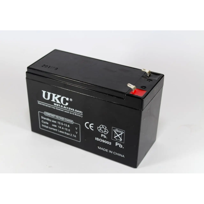 Акумулятор BATTERY 12V 9A UKC герметичний гелієвий акумулятор 12В UKC акумуляторна батарея