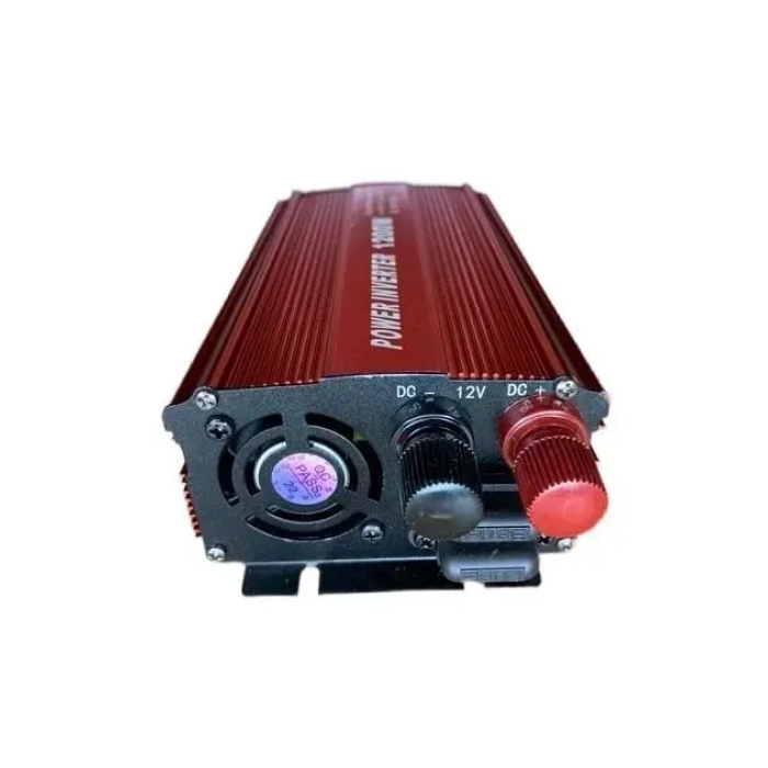 Перетворювач напруги Power Inverter UN-3055 1200W 12V інвертор з активним охолодженням (work 700W)