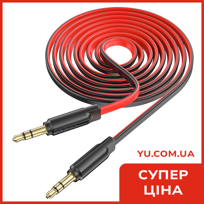 Кабель AUX jack 3,5 мм Hoco audio cable UPA16 1,0 м