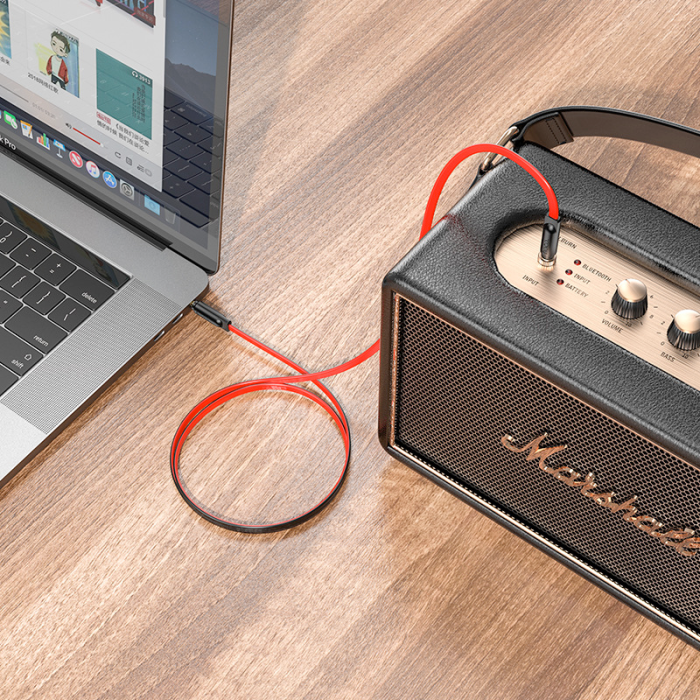 Кабель AUX jack 3,5 мм Hoco audio cable UPA16 1,0 м