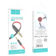 Кабель AUX jack 3,5 мм Hoco audio cable UPA16 1,0 м