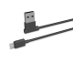 Кабель USB - micro USB кутовий Hoco UPM10-L 1.2 метри