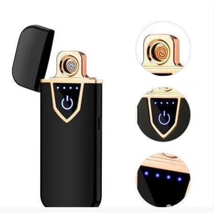 Зажигалка спиральная электрическая USB 711