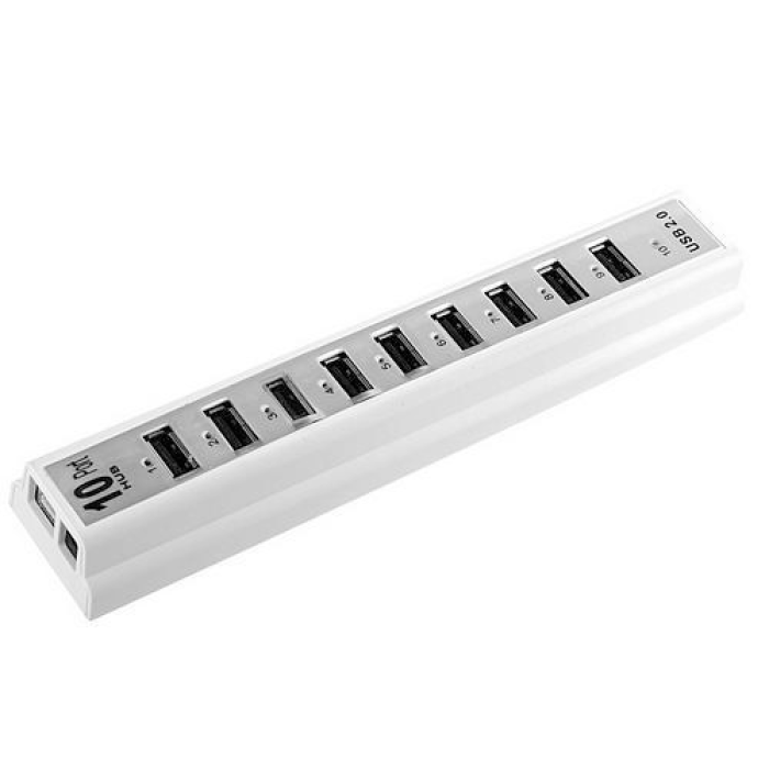 Разветвитель на 10 портов USB HUB 10 PORTS (без блока питания 220V)