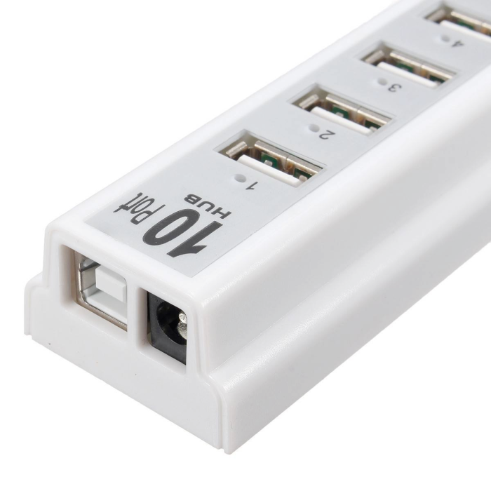 Разветвитель на 10 портов USB HUB 10 PORTS (без блока питания 220V)