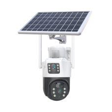 Уличная камера видеонаблюдения IP с удаленным доступом V36-4G SOLAR 8.0Мп с солнечной панелью
