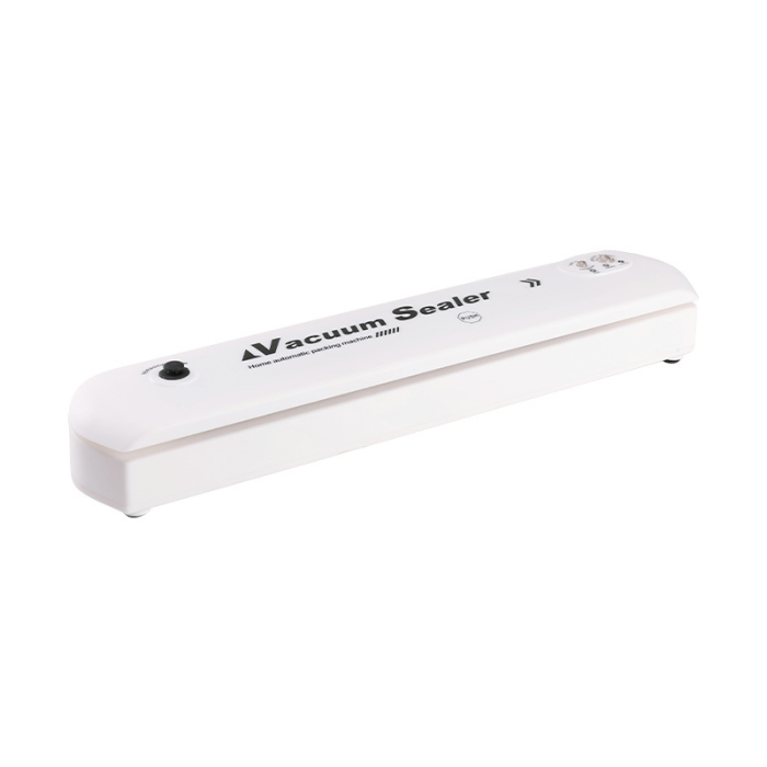 Вакуумный упаковщик (вакууматор) Vacuum Sealer бытовой автоматический аппарат NEW белый и черный