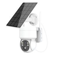 Камера відеоспостереження PTZ вулична WiFi TQ2 (ICSEE) 2Mp IP66 із сонячною панеллю
