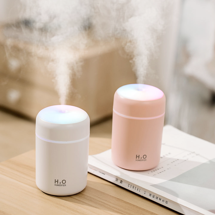 Ультразвуковой увлажнитель воздуха W261 [39], 300 мл, USB, ночник c RGB подсветкой, аромадиффузор