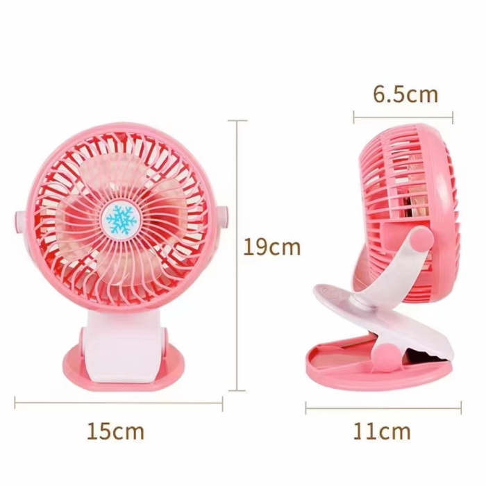 Портативний настільний міні вентилятор на прищіпці Mini Fan WX 6503