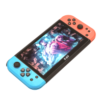 Портативная игровая приставка X80 7-дюймовый TFT экран, 16GB, 20000 игр