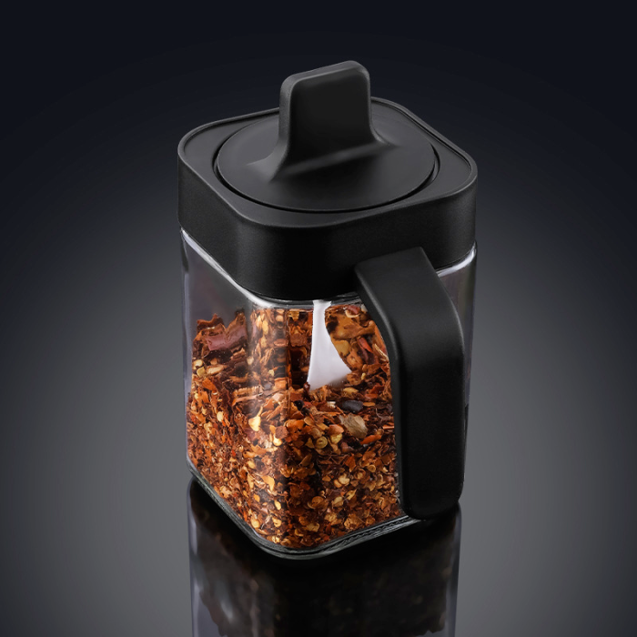 Набор контейнеров для хранения приправ и специй Seasoning bottle set XL-730 3 отсека по 400 мл